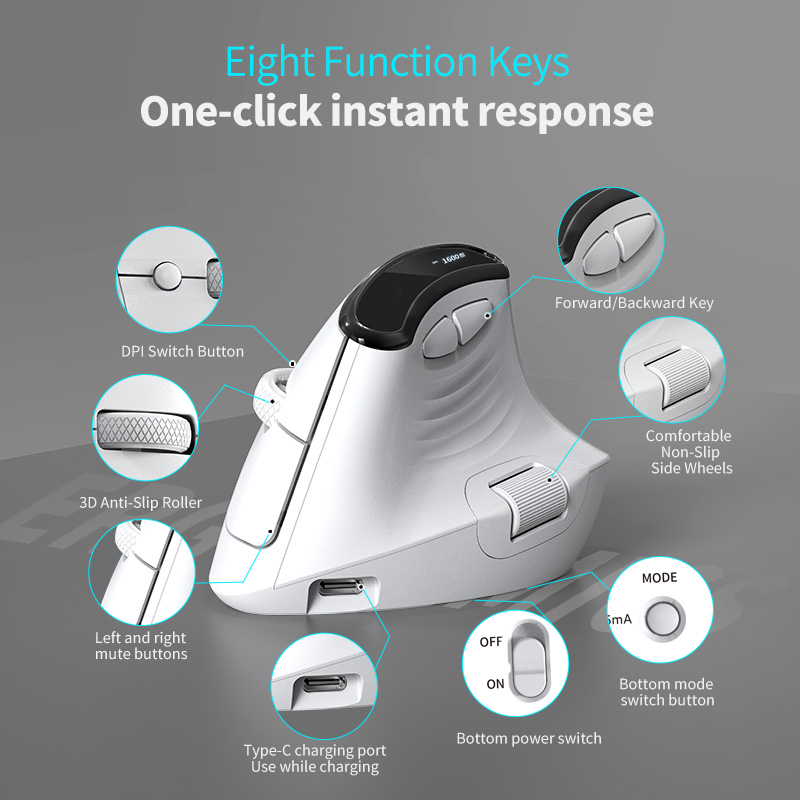 TM-023 Wireless Vertical Mouse